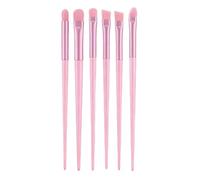 Pinceles para maquillaje de ojos - 6 unidades aplicador con cerdas, kit de cepillos para sombra de ojos cara | Ideal para polvo, crema, casa, viajes, boda, Navidad completo