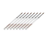 Pinceles para Pintar Uñas, 8 Piezas, Kit de Pinceles para Manicura, Pinceles Suaves de Nailon, Herramienta de Pintura de con Purpurina Líquida para el Hogar, Salón de Uñas, Kit