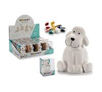Pincello S3606181 Hucha Dog, Blanco, Cerámica, 10 X 13 X 11 Cm, 10 X 13 X 11