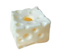 Pinch Cube Cheese Fidget, Sensory Stress Game, Milk Scented Toy Gadget Lock, Stylish School Tool with Cushion, Modern Party Accessory with Pattern Design, Home Accessories for Families Friends Women