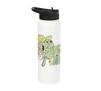 Pinch Proof St Patrick's Day Lucky Clover Humor Stainless Steel Insulated Water Bottle