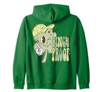 Pinch Proof St Patrick's Day Lucky Clover Humor Sudadera con Capucha
