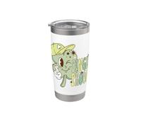 Pinch Proof St Patrick's Day Lucky Clover Humor Vaso térmico de acero inoxidable de doble pared