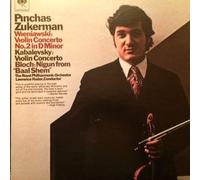PINCHAS ZUKERMAN - wieniawski: violin concerto no. 2 / kabalevsky: violin concerto LP