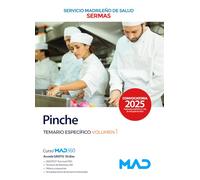 Pinche del Servicio Madrileño de Salud. Temario específico volumen 1