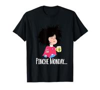 Pinche Lunes Divertido Sleepy Mafalda Español Camiseta