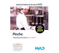 PINCHE TEMARIO ESPECIFICO 1 SERVICIO ANDALUZ SALUD SAS | Aa. Vv.