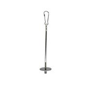 Pincho colgante para pájaros, tamaño pequeño, grande, de acero inoxidable, para loro, fruta, verdura, palo, juguete, suministros para mascotas, para cachorros, cuerda de paja, nido de pájaros