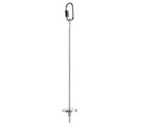 Pincho colgante para pájaros, tamaño pequeño, grande, de acero inoxidable, para loro, fruta, verdura, palo, juguete, suministros para mascotas, para cachorros, cuerda de paja, nido de pájaros