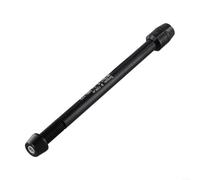 Pincho de eje de tubo de plataforma de ciclismo de montaña con aleación de aluminio mecanizado CNC de precisión y espaciadores ajustables para uso de entrenador (M12 x 1.5 160-172 mm)