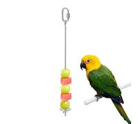 Pincho de frutas para pájaros, dispensador de palitos de verduras de acero inoxidable para bocas cruzadas, portaalimentos para periquitos, para periquitos, loros, calopsitas, conuras, canarios e