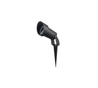 Pincho exterior clavos 1xgu10 negro 22,8x8,6dpolicarbonato ip65