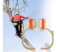 Pinchos ajustables para trepar árboles con pedales antideslizantes, acero inoxidable 304, capacidad de carga de 120 kg, ideales para mástiles de escalada y aventuras al aire libre (modelo 350)