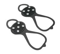 Pinchos antideslizantes para zapatos de invierno, agarre de hielo, garras de zapatos de nieve, universal, 5 dientes, mango de hielo para botas y zapatos - para pesca, caminar, correr, escalar, correr