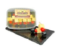 Pinchos de Queso El Andaluz con pimiento rojo 20 unidades «Reino de León»