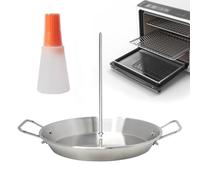 Pinchos verticales para horno, pinchos de carne para carne, soporte de acero inoxidable, pinchos para horno, pinchos de alpastol, pinchos para horno Kushi Bab, soporte sin goteo, soporte para escupir