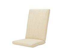 PIND Cojín para Silla Terraza/Patio | Extra Confort + Sujeción Segura - Cojín para Silla Jardín | Con Tiras - Colchoneta Silla Y Tumbona Jardín Ajustable (120x55cm) Crema