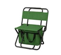 PIND Pack 1/2 Silla Plegable Portátil para Pesca, Camping y Playa con Bolsa Integrada, Asas de Transporte, Estructura Metálica Resistente y Diseño Compacto Verde (2, Verde)