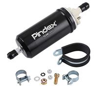 Pindex 7.21440.51.0 Bomba de Combustible de Alta Presión Eléctrica 12V Bomba de Gasolina Bomba Electrónica para Motores, Negro