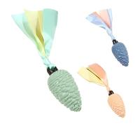 Pine Cone Dog Chew Toy - Crinkle Rope, Teething Knot, Interactive Canine