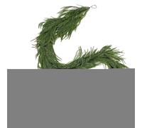 Pine Garland - Christmas Outdoor Greenery Garland | Real Touch Wreath Decorative Ornaments for Home Decorations Party Banister Fireplace Mantel Porch Door Table
