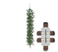 Pine Garland Decor - Artificial Greenery Display, Realistic Festive Decoration, Window Mantle Accent, Holiday Ornament Arrangement | Elegant Seasonal Styling Solution For Christmas Indoor Home Decorat