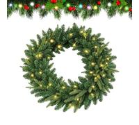 Pine Garland - String Lights, Battery Operated Christmas Decoration