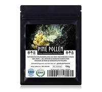 PINE POLLEN (polen de pino) - colección salvaje natural | calidad del original | 100% puro + probado en laboratorio | certificado GMP + ISO-9001 | recién cosechado | vegano crudo | 100g