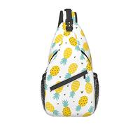 Pine Sling Bag, Chest Bag Daypack, Crossbody Sling Mochila para Viajes, Deportes, Correr, Senderismo