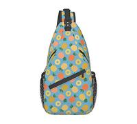 Pine Sling Bag, Chest Bag Daypack, Crossbody Sling Mochila para Viajes, Deportes, Correr, Senderismo