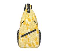 Pine Sling Bag, Chest Bag Daypack, Crossbody Sling Mochila para Viajes, Deportes, Correr, Senderismo