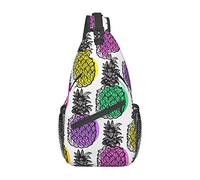 Pine Sling Bag, Chest Bag Daypack, Crossbody Sling Mochila para Viajes, Deportes, Correr, Senderismo