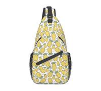 Pine Sling Bag, Chest Bag Daypack, Crossbody Sling Mochila para Viajes, Deportes, Correr, Senderismo