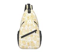 Pine Sling Bag, Chest Bag Daypack, Crossbody Sling Mochila para Viajes, Deportes, Correr, Senderismo