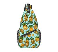 Pine Sling Bag, Chest Bag Daypack, Crossbody Sling Mochila para Viajes, Deportes, Correr, Senderismo