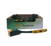 Pine-Sol Cepillo para Platos de Mango Largo, Estropajo de Cocina de cerdas Resistentes, Seguro con Utensilios de Cocina antiadherentes