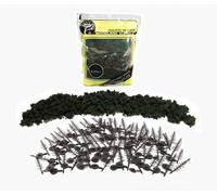 Pine Tree Kits 2 1/2 - 4 Woodland Scenics (Importación USA)