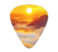 Pine Tree On Mountain Top - Juego de regalo de púas de guitarra suaves y duraderas para guitarra acústica, eléctrica y bajo, regalo perfecto para amantes de la guitarra y músicos