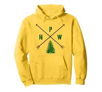 Pine Tree Pacific Northwest Flechas PNW Sudadera con Capucha