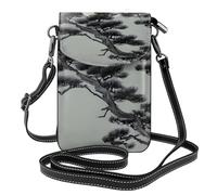 Pine Tree Under the Moon - Bolso de hombro ligero con múltiples bolsillos con cierre magnético, adecuado para viajes y uso diario