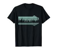 Pine Trees Wildlife Nature Vintage Pines Tree Forest Camiseta