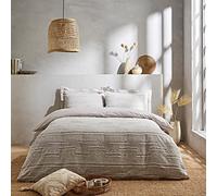Pineapple Elephant Bedding Enola Aztec - Juego de Funda de edredón y Fundas de Almohada (algodón, tamaño superking), Color Gris