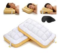 Pineapple Pillow, 2026 Pineapple Cloud-Like Pillow, Fluffy Support Bed Pillow for Sleeping, Ultra-Soft Premium Fiber Filling, Balanced Softness and Support for Back, Side & Stomach Sleeper (A3,2PCS)