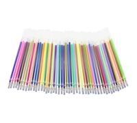 Pineeseatile Bolígrafo de gel con purpurina, recambio de bolígrafo de gel colorido, recambio de rodillo con purpurina, 84 piezas para uso diario en el hogar