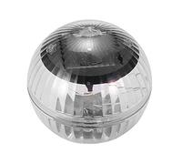 Pineeseatile Luz de estanque solar flotante Flotación de la piscina solar 7 Color Cambio de jardín Piscina Ligera Led Garden Ornament para Fuente Fish Tank de 10 cm Luz de jardín