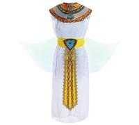 Pineeseatile Mujeres de vestuario egipcio, disfraz egipcio, elegantes mujeres de Cleopatra suave, accesorios para el cosplay Halloween Party Stage Actuaciones