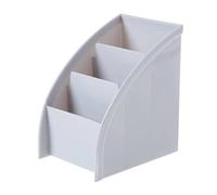 Pineeseatile Organizador de almacenamiento de mesa Soporte de control remoto Organizador de almacenamiento de tableros Topicapas de caddy contenedor de plástico Trapezoide Papelera Caja de lápiz