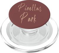 Pinellas Park Florida Diseño Elegante Vintage PopSockets PopGrip para MagSafe