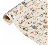 Pineraap Rollo de papel de regalo vintage de mitología griega, 17 pulgadas x 16.4 pies, papel de regalo con temática de diosas antiguas para fiestas temáticas, bodas, cumpleaños