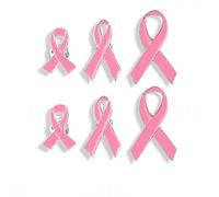 pines con lazo rosa para la concientización sobre el cáncer de mama. Regalos para mujeres y niñas. Beneficencia, eventos públicos y so